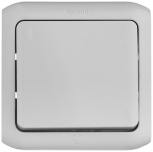 Выключатель LEGRAND LG Quteo 1 клавиша серый