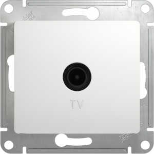 Розетка Schneider Electric GLOSSA TV 1 белый