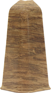 Наружный угол напольного плинтуса WINART TERA антрацит 72 мм 2 шт