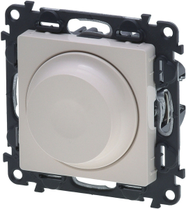 Диммер Legrand Valena Life с поворотной ручкой серый