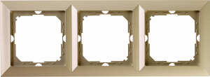 Рамка OBI Julietta 3 поста бежевая