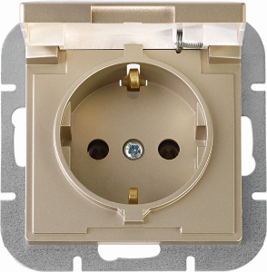 Розетка OBI Julietta 1 пост атлас