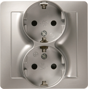 Розетка OBI MARIBO 311618 серебро