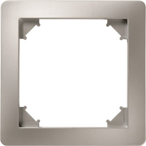 Рамка OBI MARIBO 1 пост серебро