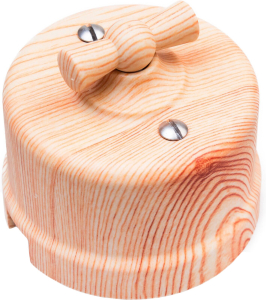 Выключатель  BIRONI 2 клавиши сосна