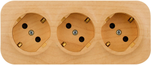 Розетка LEGRAND Quteo светло-коричневая