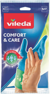 Перчатки хозяйственные Vileda Comfort and Care S