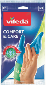 Перчатки хозяйственные Vileda Comfort and Care L