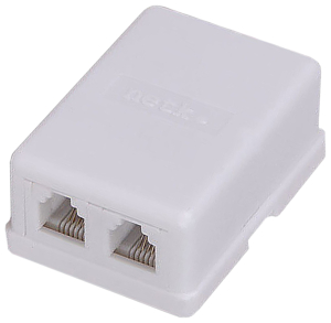 Розетка телефонная внешняя Netko RG11 на 2 порта