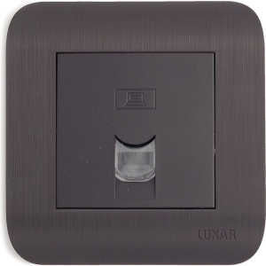 Розетка LUXAR Deco RJ-45 венге