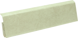 Напольный плинтус WINART QUADRO ПВХ Кварц белый 2200x80 мм