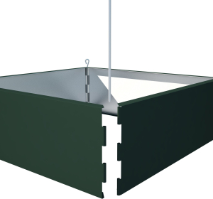 Бордюр для клумб БЛАГО 50х50 см зеленый