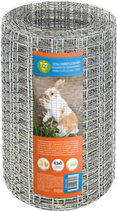 Сетка металлическая оцинкованная GARDEN SHOW ячейка 25,4х25,4х1,4 мм 0,5х5 м