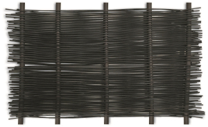 Забор для клумб ГазонCity 100 см коричневый