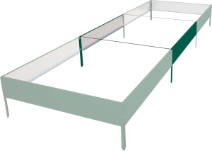 Бордюр для клумб БЛАГО 100х100 см зеленый