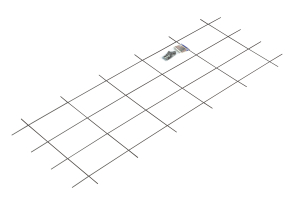 Шпалера для вьющихся растений OBI 150x60 см металл коричневая