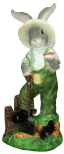 Садовая фигура RemecoClub Заяц-фермер 52,5 см