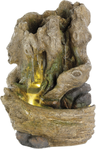 Фонтан садовый Log LED 35x40x59 см