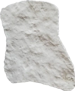 Модульное покрытие Камень белое 55х41,5х3,5 см