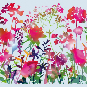 Самоклеящаяся пленка витражная d-c-fix 334-0035 флора разноцветная 0,45х1,5 м