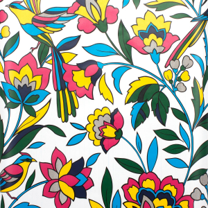 Самоклеющаяся пленка витражная Deluxe Н9034-0 цветы 0,45x2 м