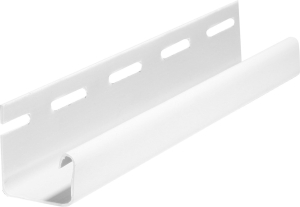 J-профиль виниловый FineBer белый 3000 мм