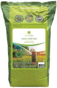 Семена газонной травы Газон City Райграс 100% 5 кг