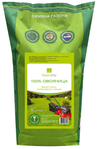 Семена газонной травы ГазонCity импорт Овсяница 5 кг