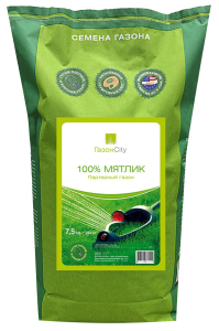 Семена газонной травы ГазонCity Мятлик 7,5 кг