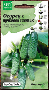 Семена Огурца АгроСидсТрейд Корсар F1 7 шт 2 г