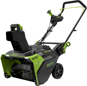 Снегоуборщик аккумуляторный Greenworks GD82STK5 82В 56 см c АКБ 5АЧ и ЗУ