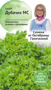 Семена Салата Октябрина Ганичкина Дубачек МС 1 г