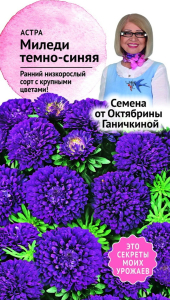 Семена Астры Октябрина Ганичкина Миледи 0,1 г