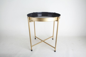 Подставка-поднос металлическая на ножках 35х40 см