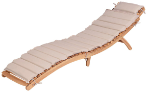 Шезлонг складной Greenville бежевый