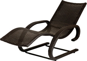Шезлонг GreenGard Изабелла искуственный ротанг