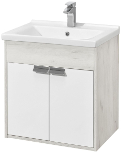 Тумба навесная под раковину AQUATON Флай 60 см белая