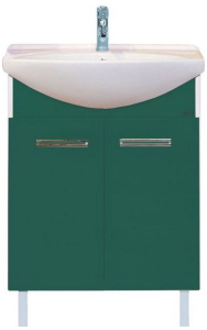 Тумба напольная под раковину MISTY Джулия 65 см зеленая