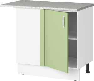 Шкаф угловой напольный Малахит 85,2х100 см 