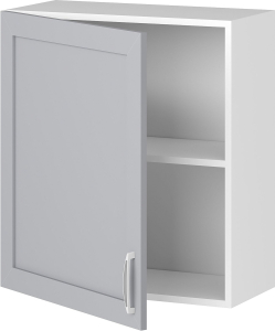 Шкаф навесной Сапфир 67,6х60 см ДСП голубой