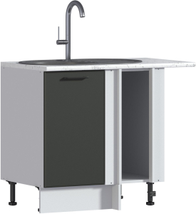 Шкаф напольный угловой СТОЛПЛИТ БРУКЛИН 100 см