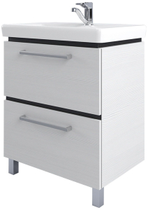 Тумба напольная под раковину AQUATON Ронда 70,1х56,4 см ДСП дуб сомерсет-венге