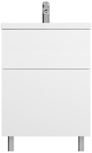 Тумба напольная под раковину AM.PM Gem 81х61 см ДСП белый