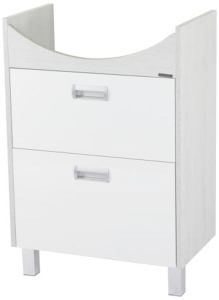Тумба напольная под раковину AQUATON Бекка 70х54,8 см ЛДСП белая