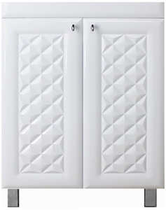 Тумба напольная под раковину SANITA LUXE Just 74х57 см белая