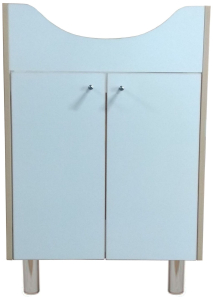 Тумба напольная под раковину АСБ-Мебель Мира 60 71х55,6 см МДФ белая