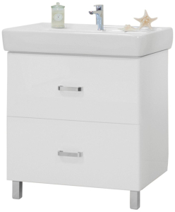 Тумба напольная под раковину AQUATON Америна 68,8х76 см МДФ белая