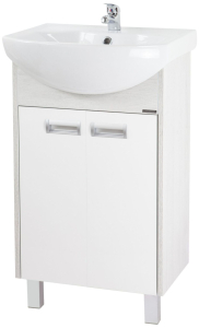 Тумба напольная под раковину AQUATON Бекка 70х46,6 см ДСП белый-дуб сомерсет