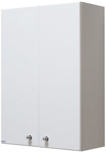 Шкаф навесной универсальный Runo Кредо 75х50 см МДФ белый