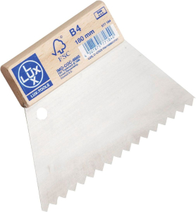 Шпатель зубчатый LUX-TOOLS Classic 180 мм В4